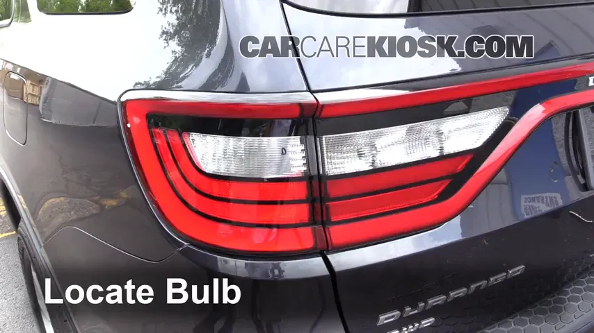 2014 Dodge Durango SXT 3.6L V6 FlexFuel Éclairage Feux de position arrière (remplacer ampoule)